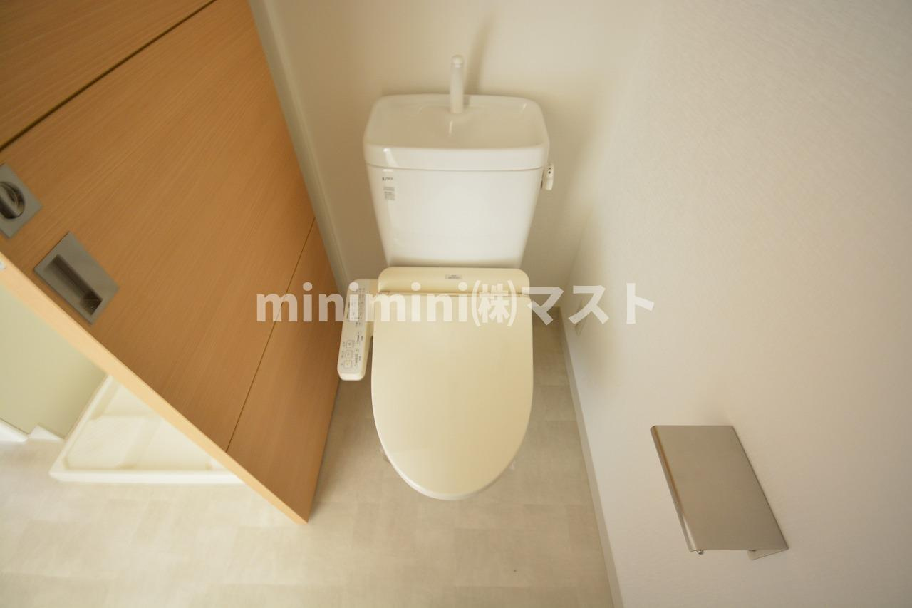 大阪市西区南堀江４丁目の賃貸マンションのトイレ