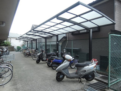 【その他共用部分】 | グラン・ドムール横浜西寺尾 | バイク置場です。