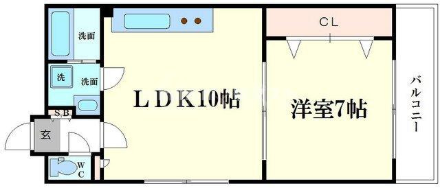 クラシカ江戸堀の間取り