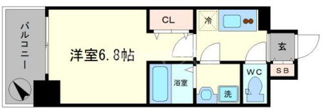 サムティ江戸堀アサントの間取り