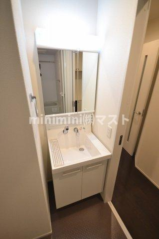 Plaisir京町堀の洗面所