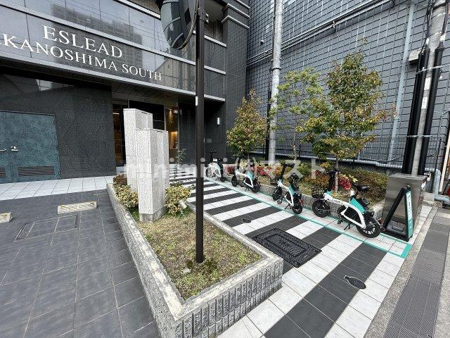 エスリード中之島ＳＯＵＴＨのエントランス