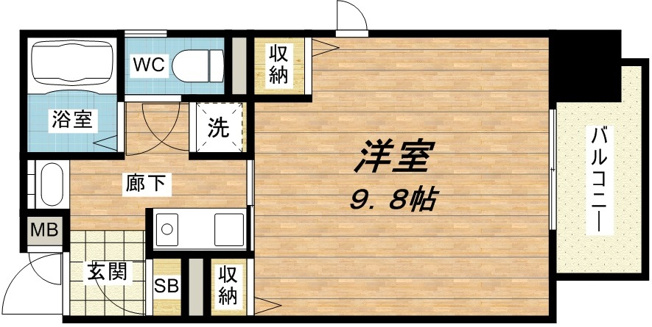 【間取り】 | ジュネーゼ大阪城南