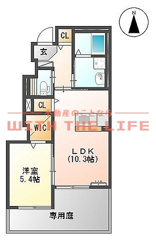 アジャートK【キャッシュバック対象物件】の間取り