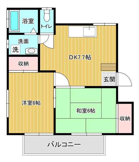 【間取り】 | メゾン清水Ⅱ