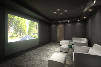 【その他共用部分】 | 杜の街グレース 岡山ザ・タワー | シアタールーム（完成予想図）