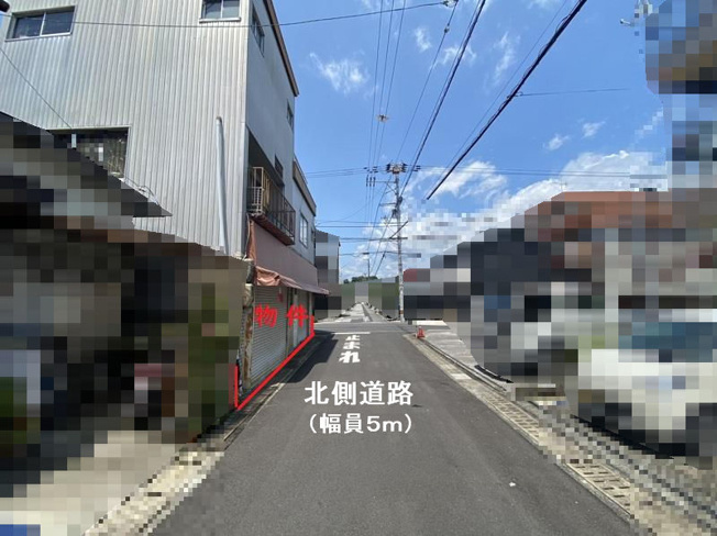 【前面道路含む現地写真】 | 高知市福井扇町