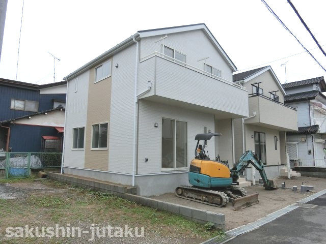 八千代台南３丁目　新築戸建　全２棟の外観|八千代台南３丁目　新築戸建　全２棟　令和３年9月完成　八千代台駅徒歩９分　南西側公道面　