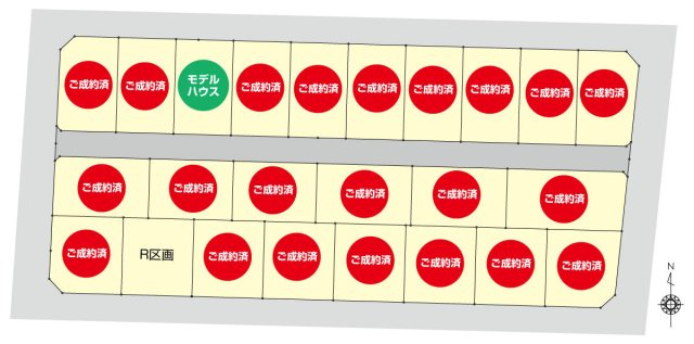 【区画図】 | 高知市海老ノ丸/Ｒ号地　残り1区画！