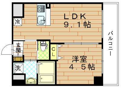 articles（アーティクルズ）の間取り