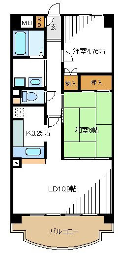 ネオグランデ大倉山の間取り