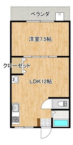 ハイツPALの間取り