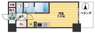 【間取り】 | ＬＯＷＬＡＮＤＳ西天満