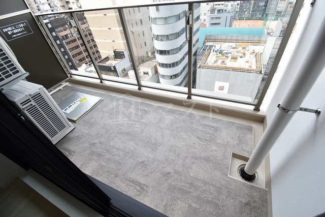 エル・セレーノ天満橋のバルコニー