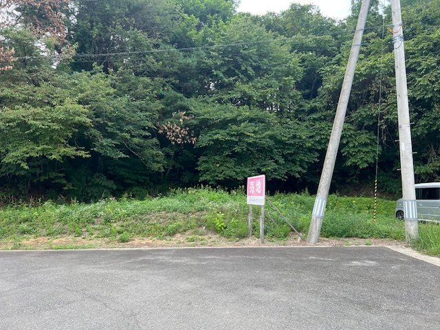 岩泉小本字大牛内の前面道路含む現地写真