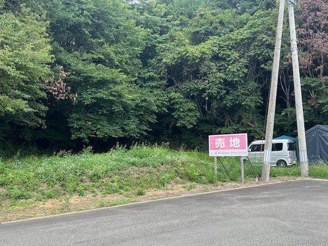 岩泉小本字大牛内の前面道路含む現地写真