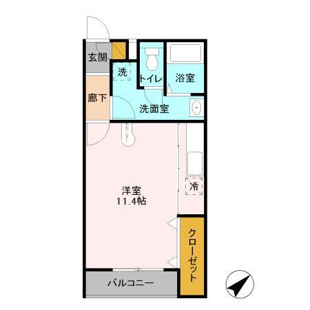 【間取り】 | クレール・シャンブル