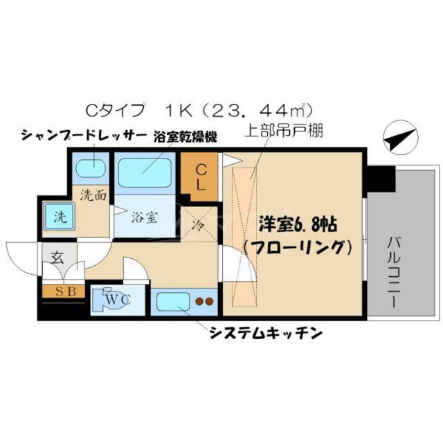 アドバンス東梅田アクシスの間取り