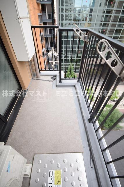 シャンテ与力町のバルコニー