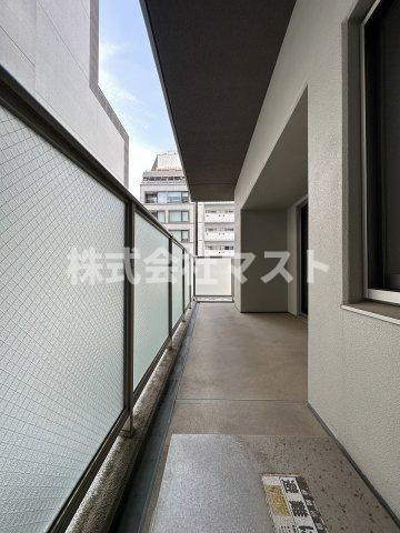 ダイナシティ北浜のバルコニー