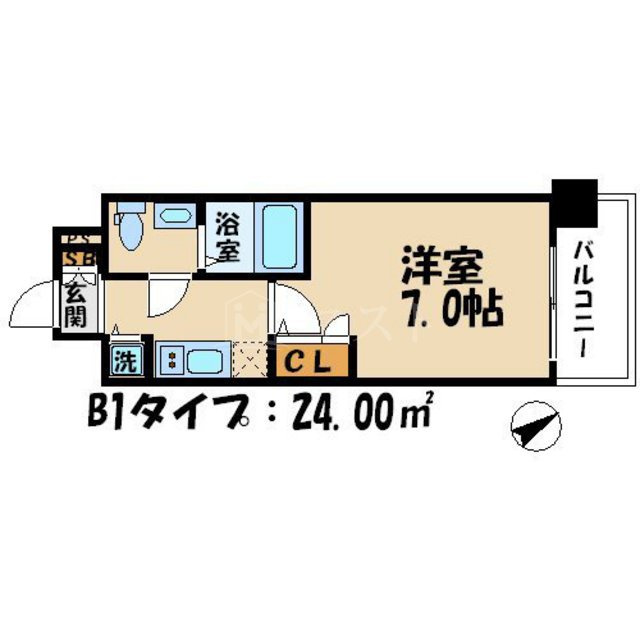 エスリード大阪城公園の間取り