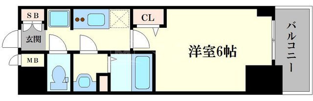 プレサンス天満橋トラッドの間取り