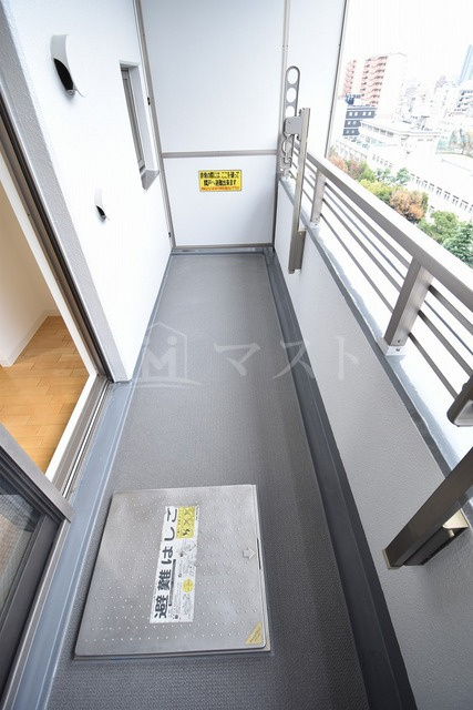 アーバネックス上町台のバルコニー