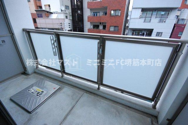 エステムコート大手前レシェンテのバルコニー
