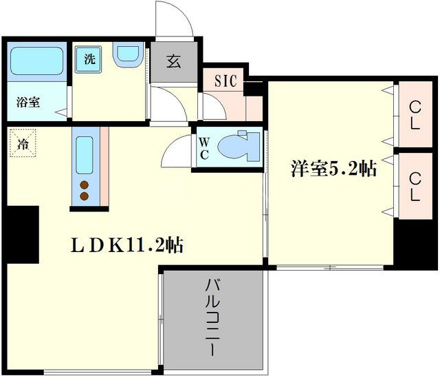 Y's大手通の間取り