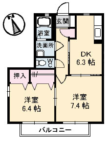 Ｙｕ　Ｍａｉｓｏｎの間取り