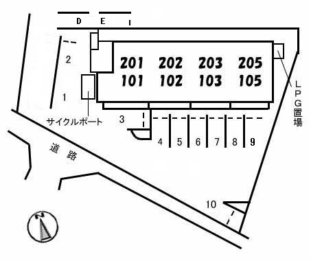 Ｙｕ　Ｍａｉｓｏｎの区画図