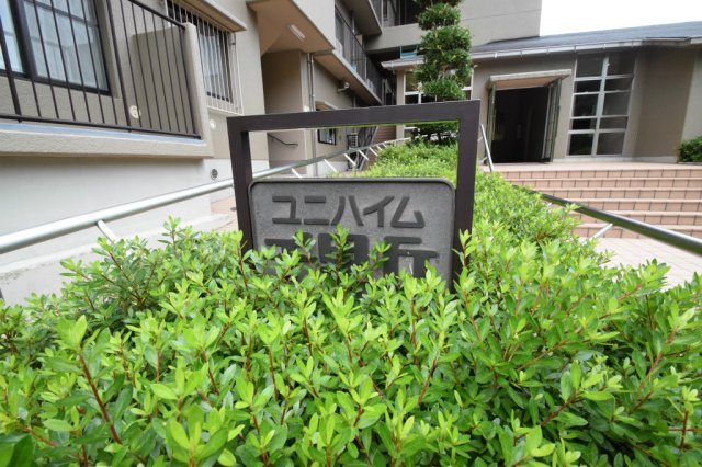 ユニハイム千里丘1号棟の外観|落ち着いた雰囲気の外観です