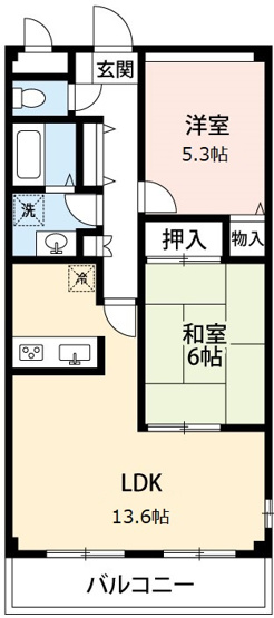 【間取り】 | シャルマン平成