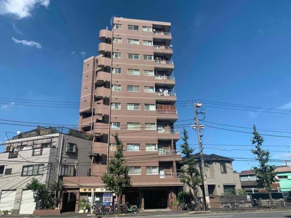 ＧＳハイム川崎浜町　（川崎区浜町3丁目）の外観|外観です　ＧＳハイム川崎浜町　 2LDK 　1985年11月築　JR東海道本線・京浜東北線・南武線 『川崎』駅 バス１５分　約１７.０帖のゆったりとしたＬＤＫ!! 　バス停まで徒歩1分　リノベーション