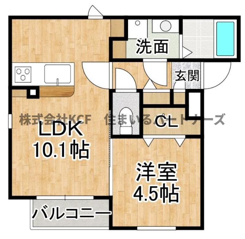 ユーズフォレシア小頭町の間取り