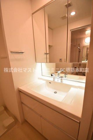サンマイン北浜の洗面所
