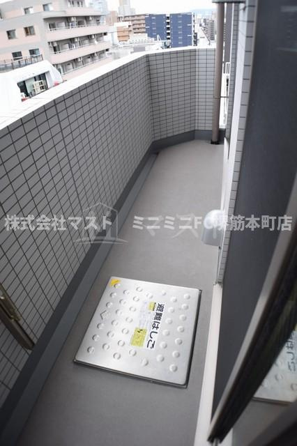 プレスト博労町のバルコニー