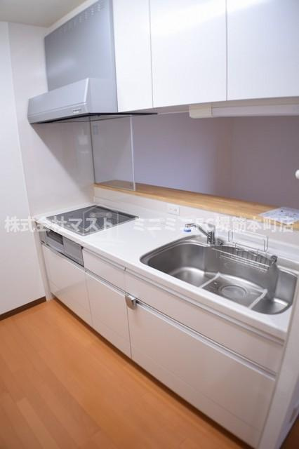 プレスト博労町のキッチン