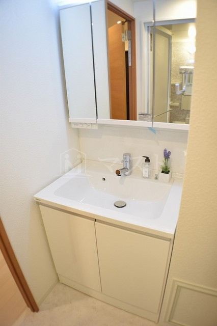 ラクラス長堀橋の洗面所