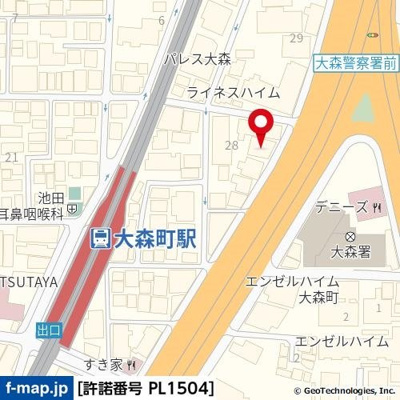 【地図】 | ＥＸＩＭ大森