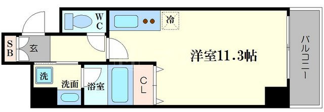 アビテ北御堂の間取り