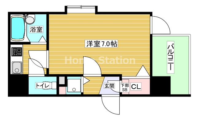【間取り】 | ディナスティ福島