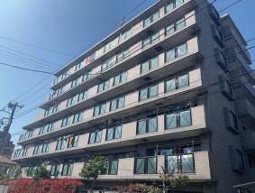 ライオンズマンション川崎大師公園南　（川崎区観音1丁目）の外観|外観です　ライオンズマンション川崎大師公園南　3LDK　新規内装リノベーションマンション　　1998年12月築　京急大師線「川崎大師」駅徒歩14分　