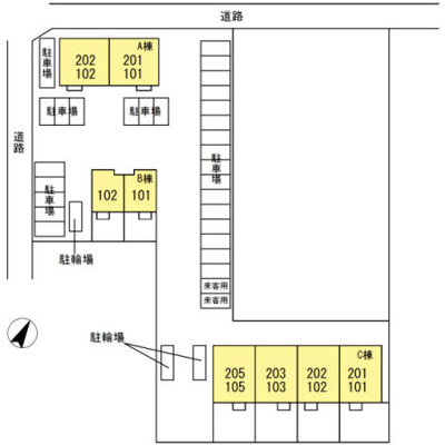 【駐車場】 | ヴィオラ　A