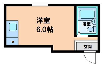 【間取り】 | コーポ万代
