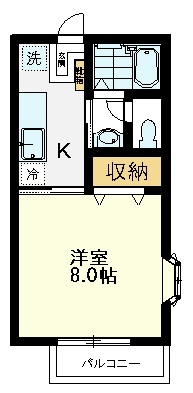 【間取り】 | ボンベール国立