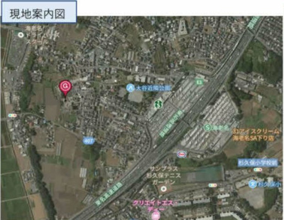 【地図】 | 海老名市大谷南　調整区域　売地