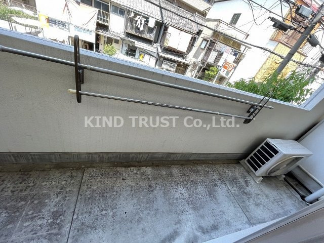 ラ・メゾンさくらのバルコニー|陽当たり良好なバルコニーです