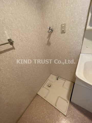 ラ・メゾンさくらの洗面所|コンパクトで使いやすい洗面所