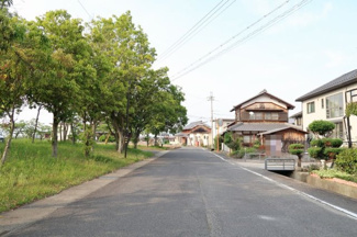 【前面道路含む現地写真】 | 野洲市比留田　1号地　売土地
